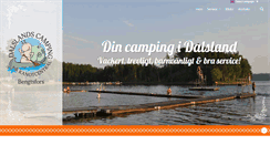 Desktop Screenshot of dalslandscamping.se