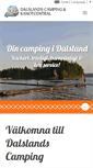 Mobile Screenshot of dalslandscamping.se